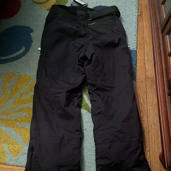 Men's ski pants. Black with button zipper. Brand new, tags still attached. - Picture 2 of 3